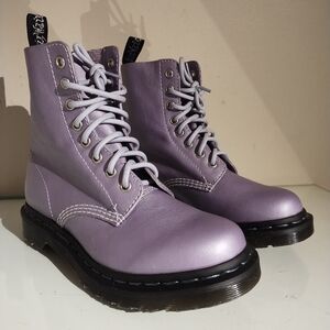 Dr. Martens 1460 Pascal Lavender Metallic Virginia Diva Boots